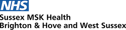 NHS - Sussex MSK Health - Brighton & Hove and West Sussex Logo